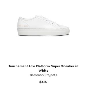 Common Project Sneakers- tournament low platform